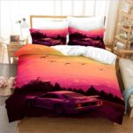 housse de couette voiture sunset